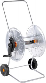 vidaXL acél kerekes tömlődob 80 m 1/2"-es vagy 50 m 3/4"-es tömlőhöz