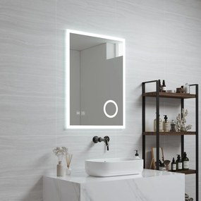 [pro.tec] LED fürdőszobai tükör Scafa 60x80 cm fehér