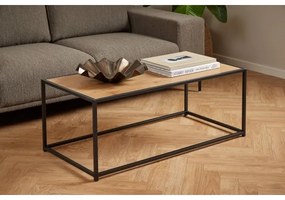 SARON dohányzóasztal tölgy/fekete