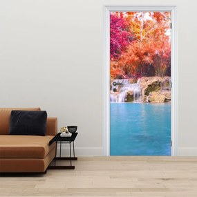 Fotótapéta ajtóra - Türkiz lagúna (95x205cm)