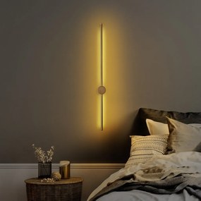 Sword 13487 arany fém LED falilámpa
