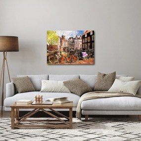Kép - Amszterdam, festészet (70x50 cm)