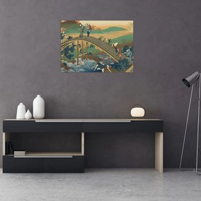 Kép - Katsushika Hokusai, Ariwara no Narihirafrom the series One Hundred, Poems Explained by the Nurse (Hyakunin isshu uba ga etoki), reprodukciók (70x50 cm)