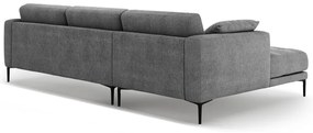 Szürke sarokkanapé (bal oldali-heverő résszel) Bemy – Micadoni