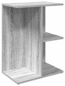 éjjeliszekrények 2db szürke sonoma 46,5x29x61cm szerkesztett fa