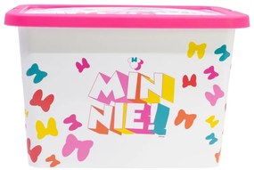 Disney Minnie Edgy Bows műanyag tároló doboz 7 L