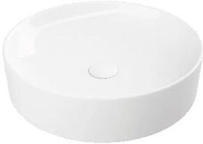 Sanovit LUCENTE - PULTRA ültethető - Top Counter - porcelán mosdó - O - Ø 43 cm