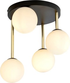 Emibig modern mennyezeti lámpa dolce fehér fekete arany emi1260/4