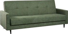 Kihúzható heverő, zöld, VALDO