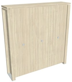 Verno+ magas gardrób 200 x 46 x 210 cm, akác