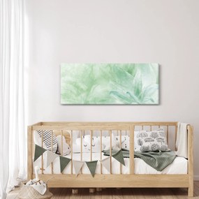 Kép - Zöld virág (120x50 cm)