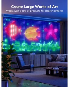 Govee - RGBIC Függönyvilágítás 520 LED 1,5x2m Wi-Fi IP65