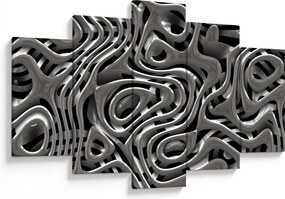 Kép - Fémes absztrakció (150x105 cm)