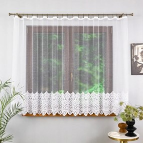 Finom Rövid Függöny Szalagon, Minta Az Alján 628D115 500x160.