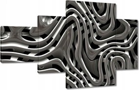 Festmények 130x80 Élő ezüst