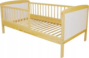Bartek gyerekágy 140x70 cm fenyő/fehér ágy óvodásoknak