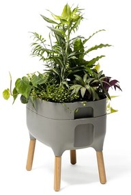 Műanyag önöntözős termesztő virágláda Urbalive – Plastia