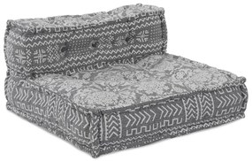 Modularis Pouf Szürke 70x70x54 Textil
