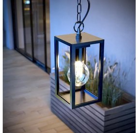 Lámpa Kerti lámpatest VENTANA-H, E27,, MAX. 20W, IP54, AC220-240V, 50-60Hz, fekete