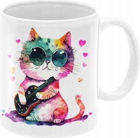 Macska Bögre Macskákkal Vicces Születésnapi Ajándék 330ml Csomagolás