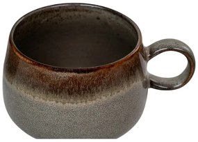 Szürke agyagkerámia bögre szett 4 db-os 500 ml Selma – House Nordic