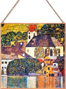 Gustav Klimt - Szt Wolfgang templom üvegkép, falikép