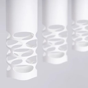 Sollux SL.1693 - Csillár zsinóron LIRO 3xGU10/10W/230V fehér