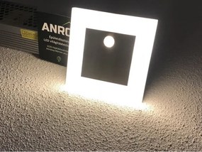 LED Lépcsőmegvilágító szenzorral LED/0,8W/12V 3000K