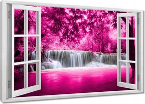 Vászonkép 60x40 Rózsaszín vízesés