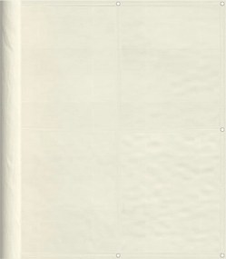 vidaXL krémszínű erkélyparaván 100% oxford poliészter 120 x 700 cm