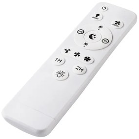 LED Mennyezeti lámpa ventilátorral FARGO LED/37W/230V fehér + távirányító