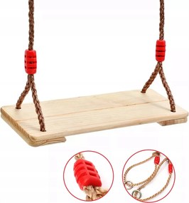 Fából készült hinta gyerekeknek felnőtteknek Hinta Deszka Állítható
