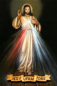 Vászonkép Jézus Bízom Benned Áldozás 80x120cm