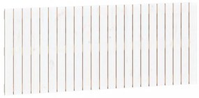 fehér tömör fenyőfa fali fejtámla 147 x 3 x 60 cm