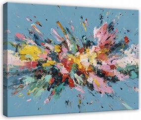 Vászonkép Absztrakt Festék Művészet Akvarell Hálószoba Nappali Vászon 40x30