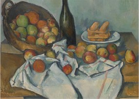 Kép - Paul Cezanne, The Basket of Apples, reprodukciók (70x50 cm)