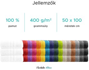 Classic törölköző 50 x 100 cm bíbor, 100% pamut