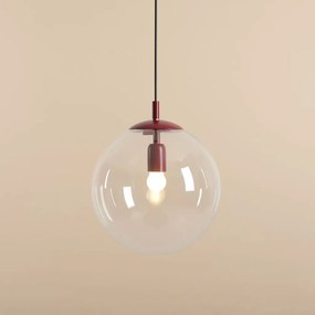 ALDEX 562G15 GLOBE Modern Függesztett Lámpa Piros E27 IP20