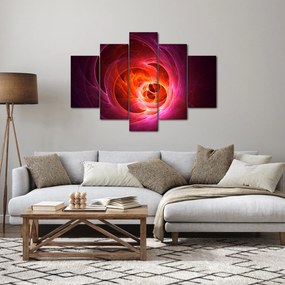 Modern rózsaszín absztrakció képe (150x105 cm)
