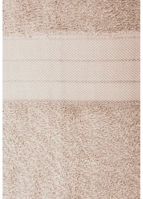 Bézs frottír pamut törölköző szett 4 db-os 50x100 cm – Good Morning