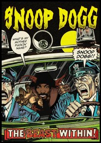 Művészi plakát Dangerous Dogg, Ads Libitum / David Redon, (30 x 40 cm)