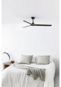 FARO 33809WT - HEYWOOD L mennyezeti ventilátor fa/fekete, 132 cm pr. WT + DO