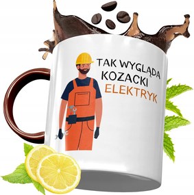 Bordó Bögre Villanyszerelőnek Születésnapi Ajándék fényképes nyomtatással