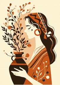 Poszter 64x90cm A saját anya természete