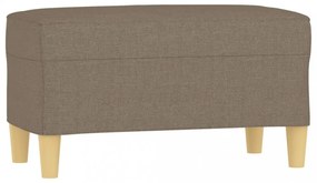 tópszínű szövet pad 70 x 35 x 41 cm
