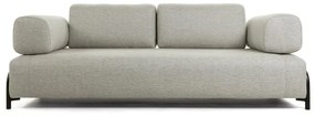 Compo bézsesszürke kanapé karfákkal - Kave Home