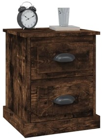 vidaXL füstös tölgy színű szerelt fa éjjeliszekrény 39 x 39 x 47,5 cm