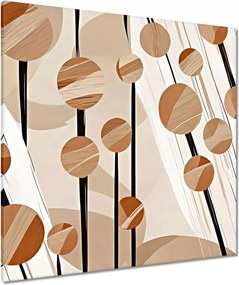 Vászonkép 90x90 Bézs az oszlopokon