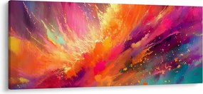 Kép - Dinamikus absztrakció (120x50 cm)