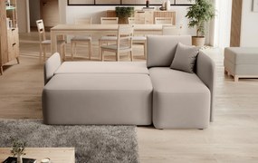 AKCIÓ Bézs sarokülőgarnitúra HADSON - jobb sarok II. minőség